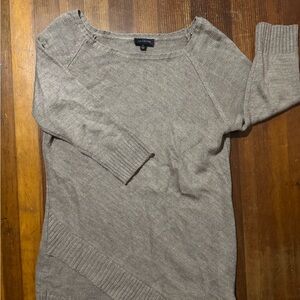 The Limited Women's Tan Crew Neck Sweater